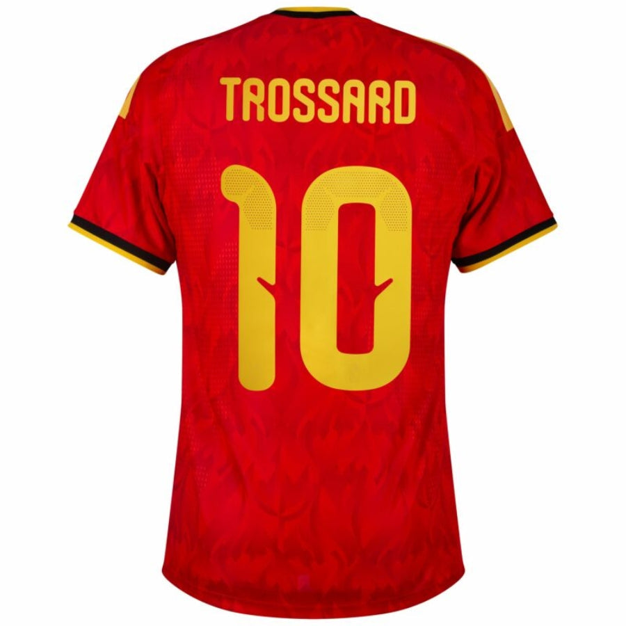 Belgium Home Trossard 10 Fan Jersey Shirt 2026 World Cup