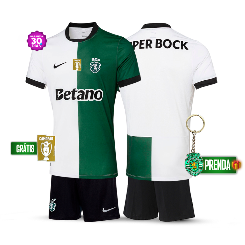Equipación infantil del Sporting Stromp 2025/26 - ¡NUEVO LANZAMIENTO! 🔥💚 
