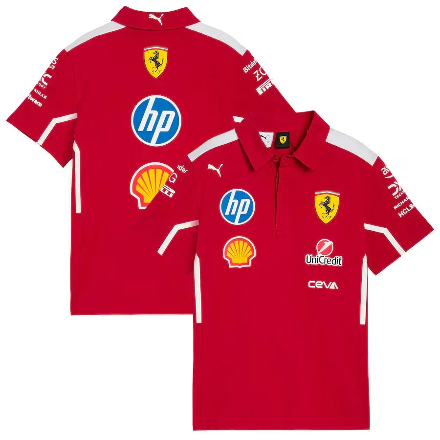 Scuderia Ferrari 2025 F1 Team Polo Formula 1 F1