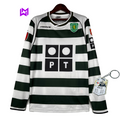 Camisola Sporting Manga Comprida Retro 2001/03 - Modelo Exclusivo!