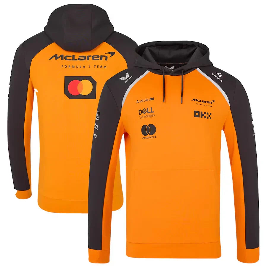 Chaqueta sudadera con capucha del equipo McLaren 2025 de Fórmula 1