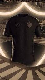 Camisa Atlético Mineiro All Black 2025/26 - Galo na Veia