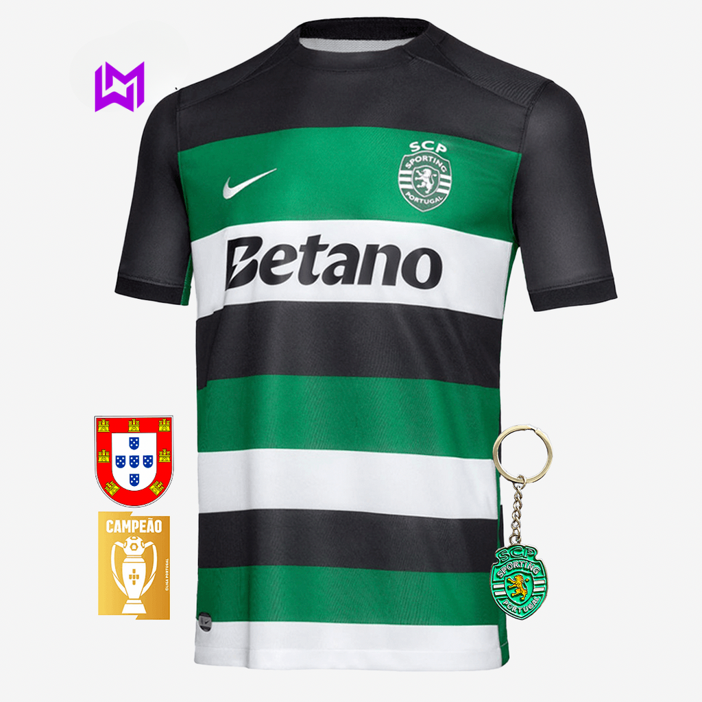 Camisola Sporting Principal 2024/25 - ÚLTIMAS UNIDADES! 🔥💚