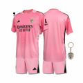 Conjunto infantil benfica guarda redes rosa 2025/26