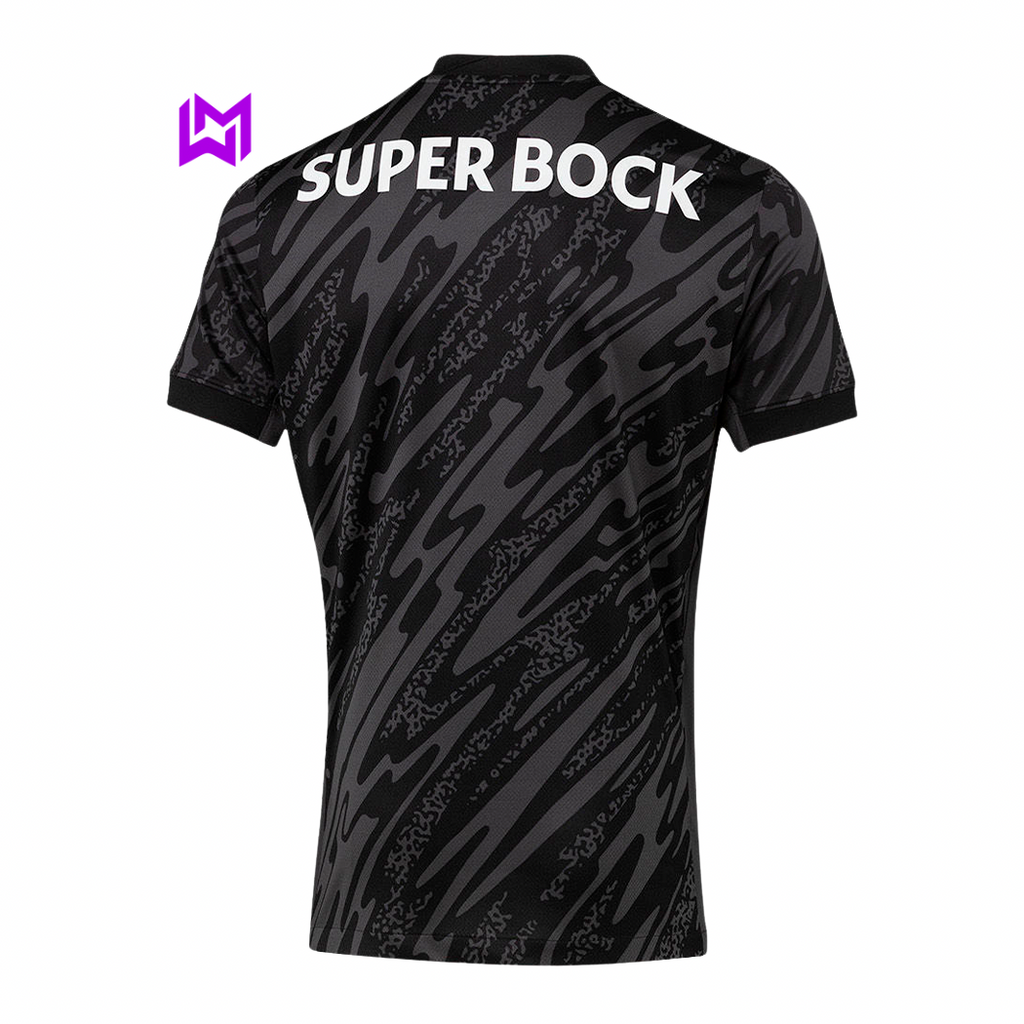 Camiseta de portero del Sporting, negra, 2025/26 - ¡ÚLTIMAS UNIDADES! 🔥💚 