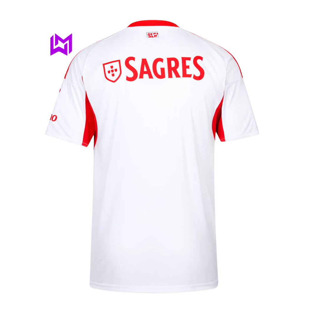 Camisola Benfica Alternativa Branca 2025/26 - ÚLTIMAS UNIDADES! 🔥🦅