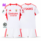 Conjunto Benfica Alternative Blanco para niño 2025/26 - ¡ÚLTIMAS UNIDADES! 🔥🦅 