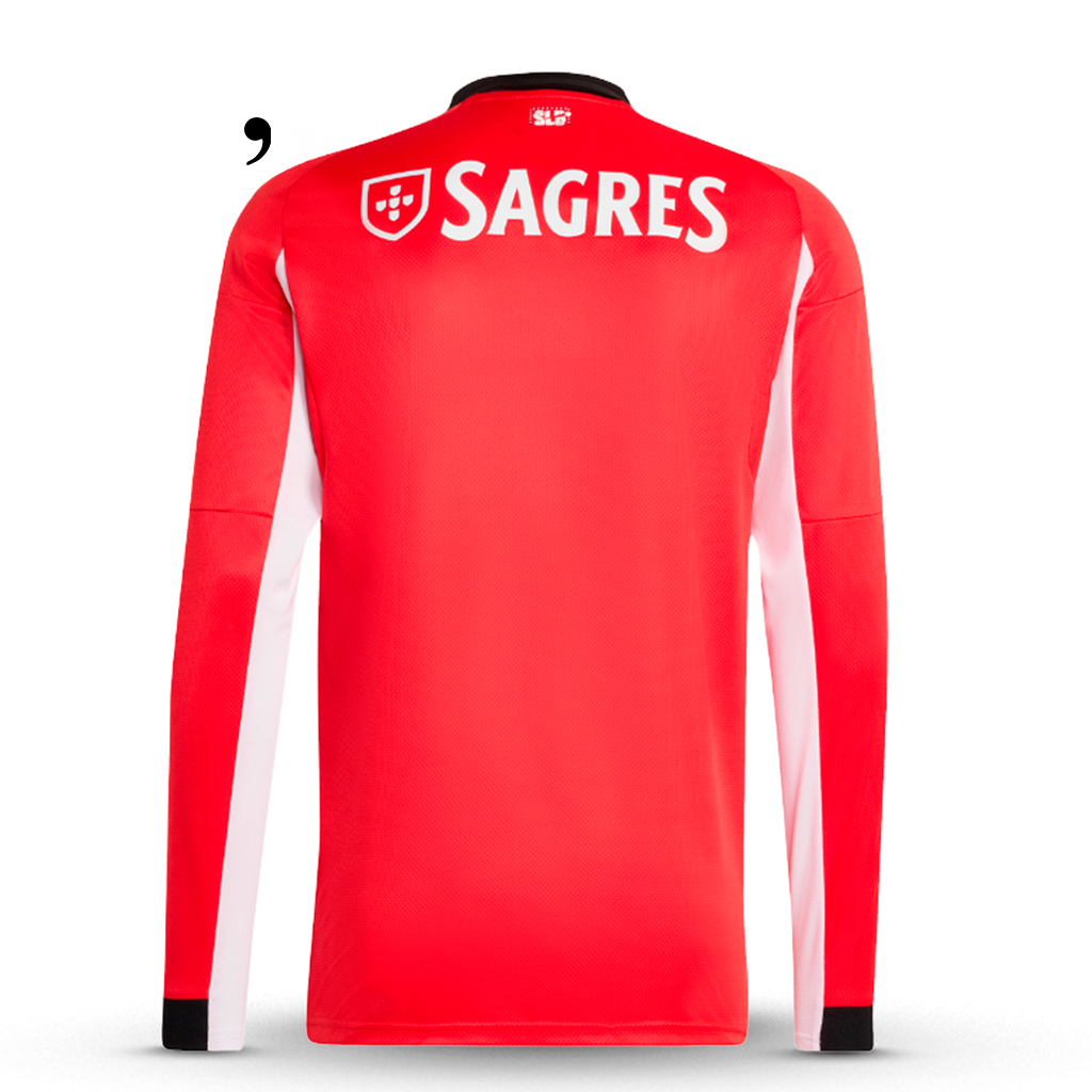 Camiseta Local Manga Larga Benfica 2025/26 - ¡ÚLTIMAS UNIDADES!