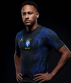 Camiseta azul visitante de Brasil 2026 - Camiseta ajustada de jugador de Jordania
