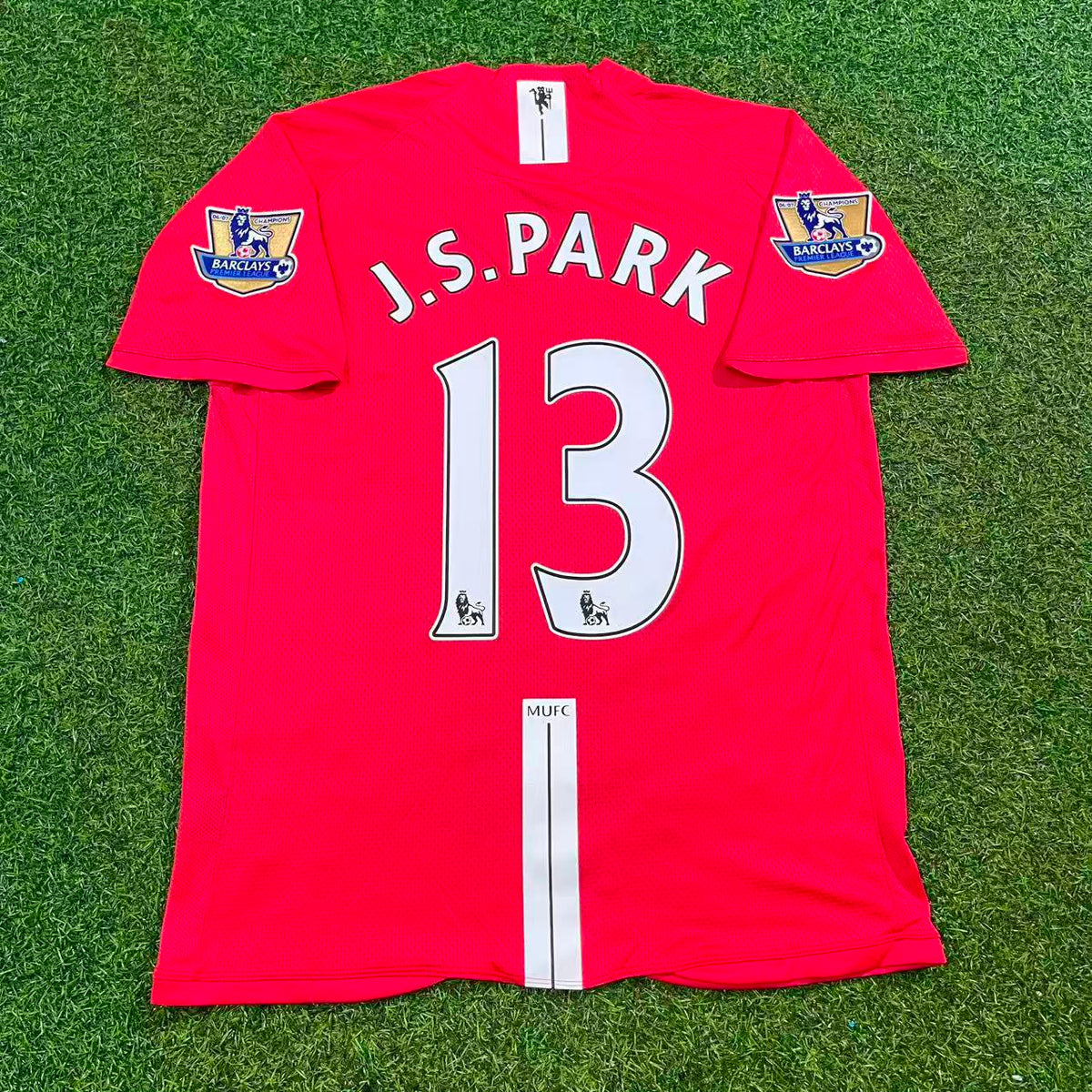 Ji-sung Park Manchester United 2007 2008 EPL Retro Red Jersey Trikot