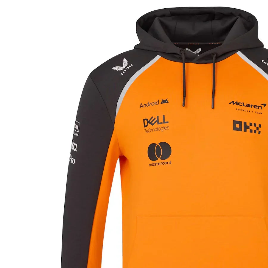 Chaqueta sudadera con capucha del equipo McLaren 2025 de Fórmula 1