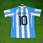 Lionel Messi 10- 2010 World Cup Argentina Retro Jersey