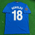Paul Scholes Manchester United 2008 Retro Soccer Jersey Trikot Maillot Soccer Shirt