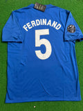 Rio Ferdinand Manchester United 2008 Retro Soccer Jersey Trikot Maillot Soccer Shirt