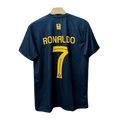 Cristiano Ronaldo Al Nassr 2024 2025 New Season Saudi Black Blue Jersey