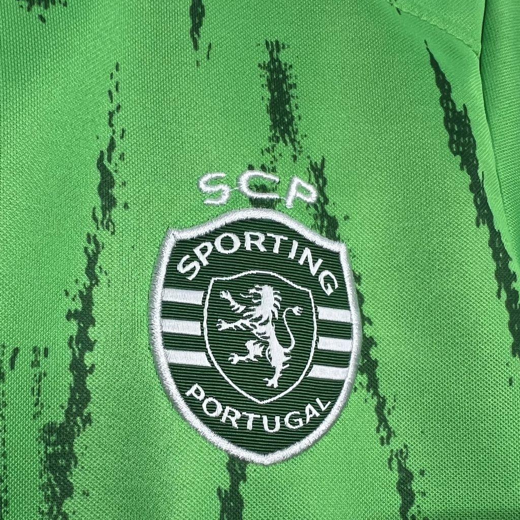 Conjunto Infantil Sporting Verve 2024/25 - ÚLTIMAS UNIDADES! 🔥💚