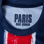 Paris Saint-Germain O.DEMBELE 10 Fan Jersey Home 2024/25 Patches UCL UEFA Foundation (Official Printing)
