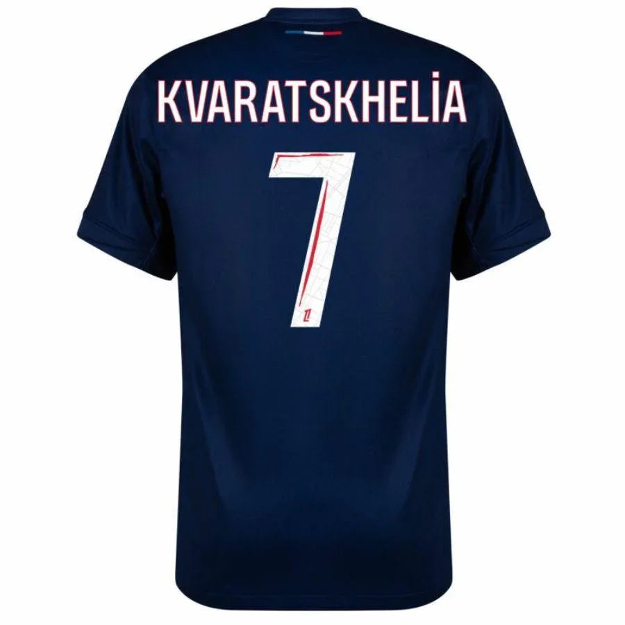 Paris Saint-Germain Fan Jersey Home 2024/25 Patches UCL UEFA Foundation (Official Printing)