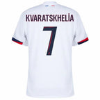 Paris Saint-Germain Fan Jersey Away 2024/25 Patches UCL UEFA Foundation (Official Printing)