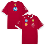 Camiseta de Fórmula 1 con la configuración del equipo Scuderia Ferrari F1 2025