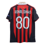 AC Milan Ronaldinho Embroidery Retrô Jersey