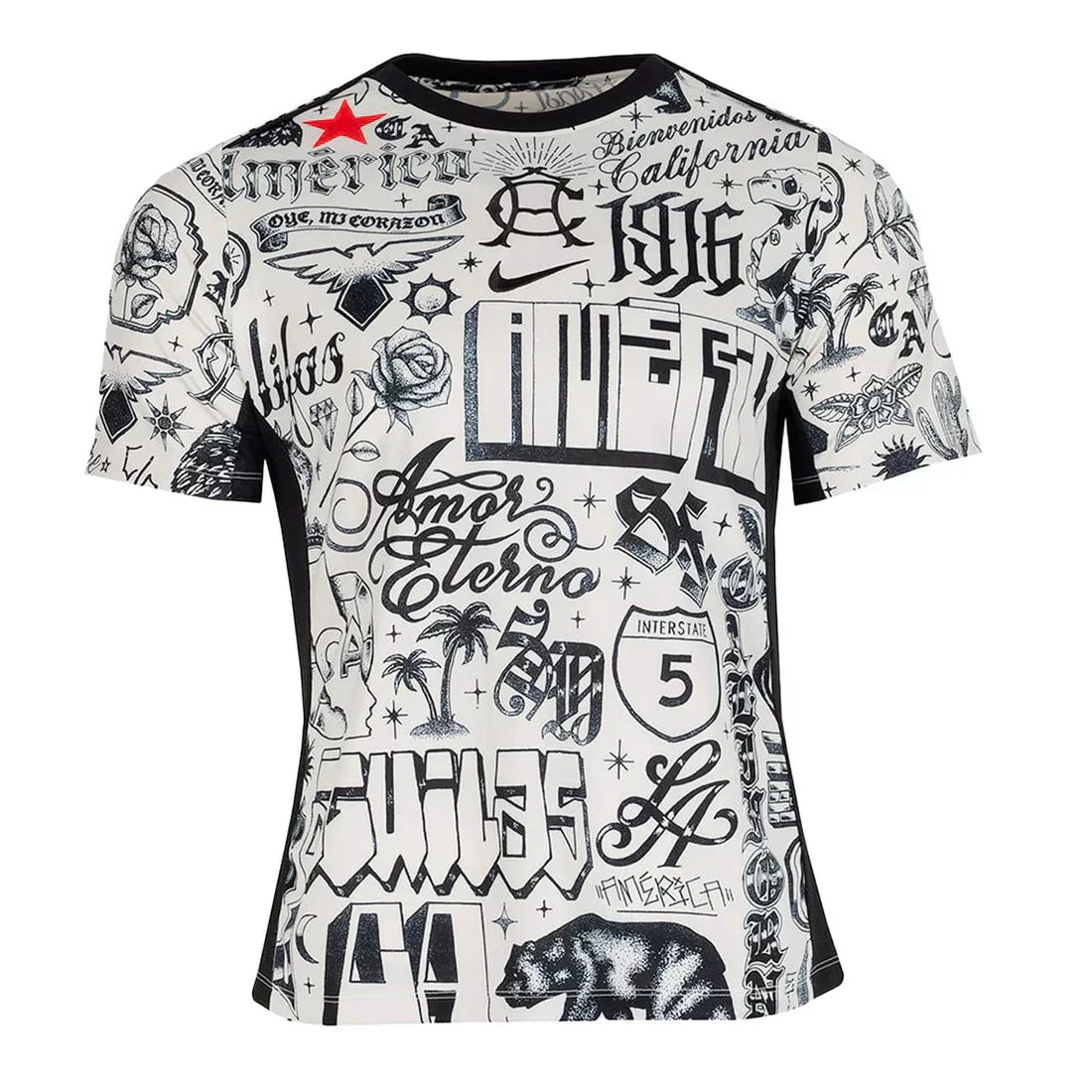 Camiseta de entrenamiento del Club América negra 25/26 
