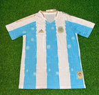 Lionel Messi Argentina Commerative Anniversary Football Jersey Trikot Maillot