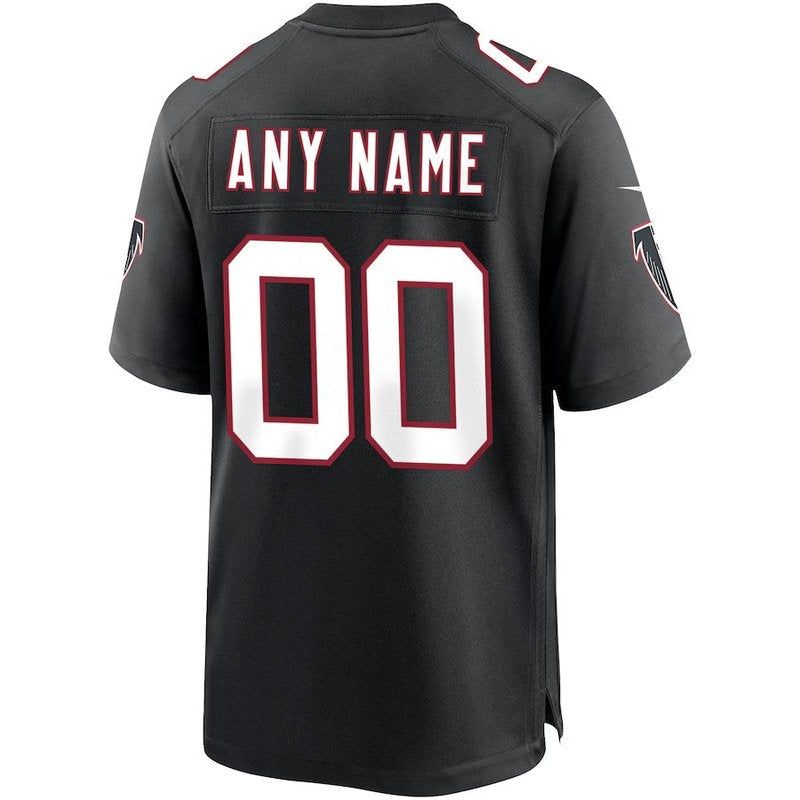 Atlanta Falcons - Camiseta retro personalizada de la NFL - Negra