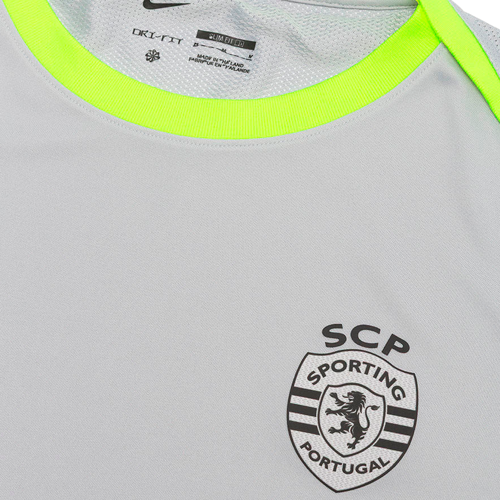 Camiseta de Entrenamiento Sporting, Gris, 2025/26 - ¡ÚLTIMAS UNIDADES! 🔥💚 