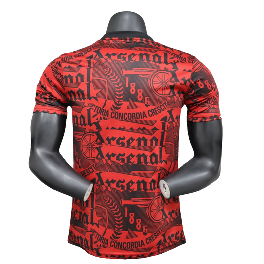 Arsenal 25/26 Training Jersey - Dark Red - Player Version