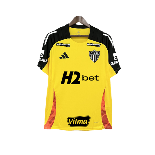 Atletico Mineiro 25/26 Yellow Training Jersey - All Sponsors - Fan Version