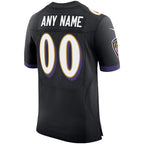Camiseta personalizada de la NFL de los Baltimore Ravens - Speed ​​Machine - Negra