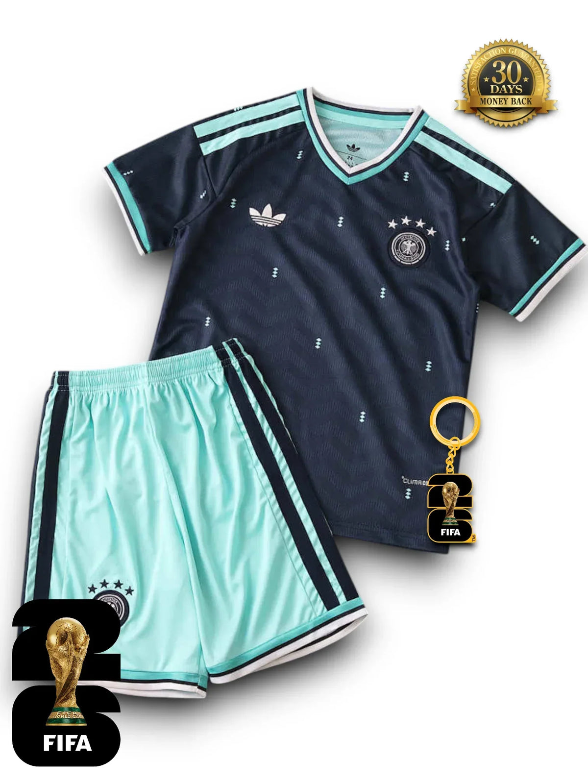 Camiseta de visitante para niños de Alemania para el Mundial 2026 