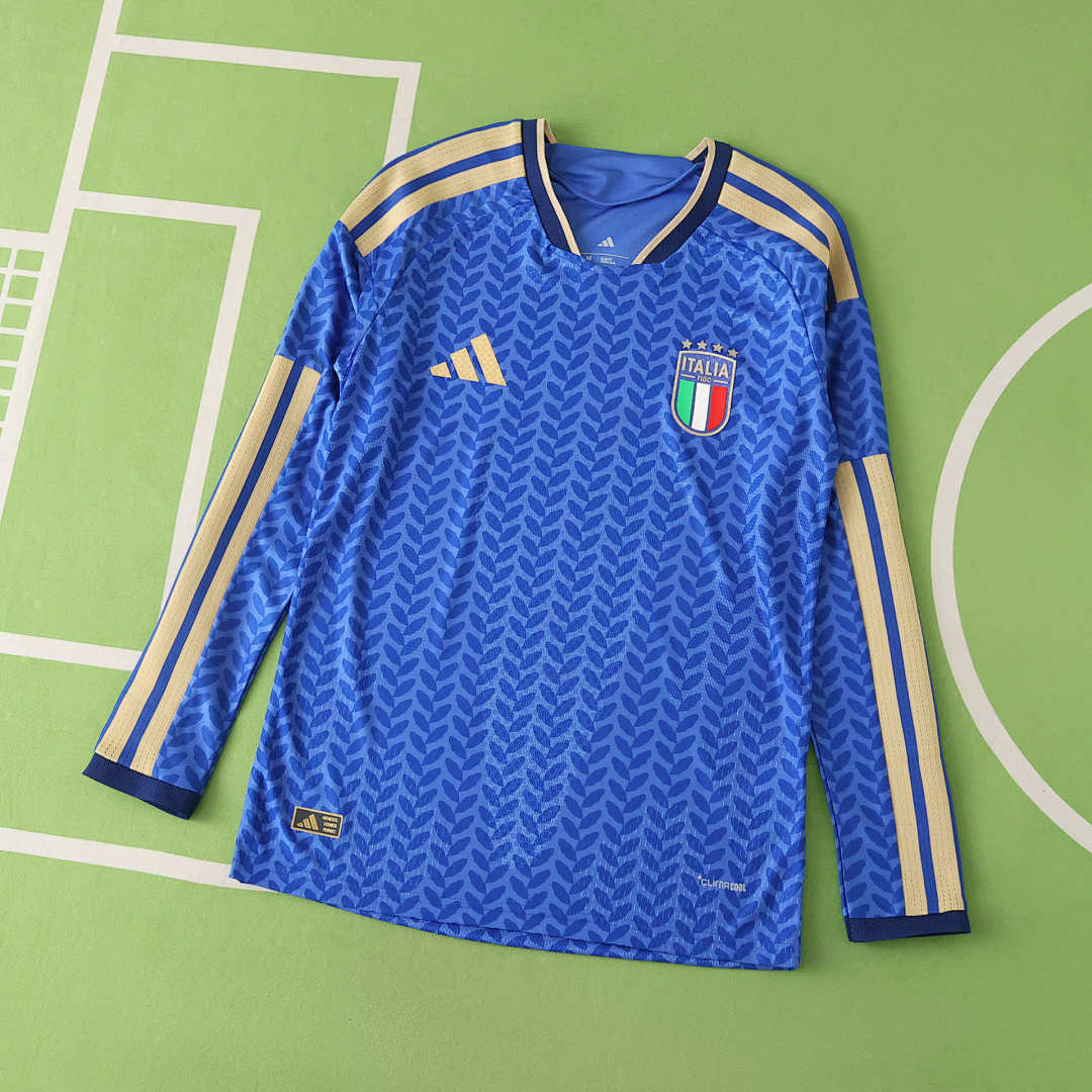 Italy World Cup 2026 Jersey Player Version - Long Sleeve