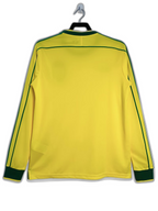 Camiseta de local de Brasil 1998 I - Versión retro de manga larga 