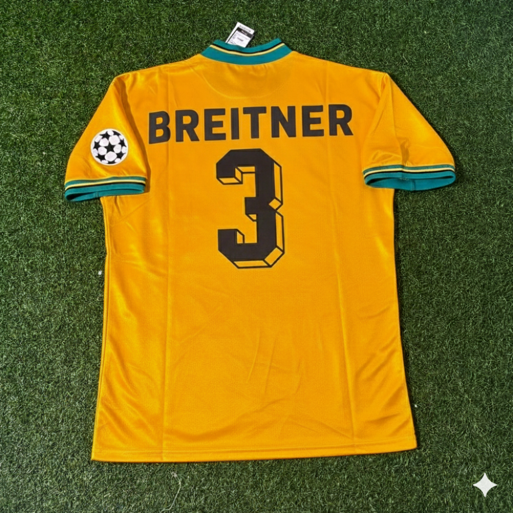 Paul Breitner Bayern Munich Yellow Retro Football Jersey Kit