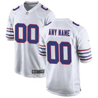 Camiseta personalizada de la NFL de los Buffalo Bills, color blanco