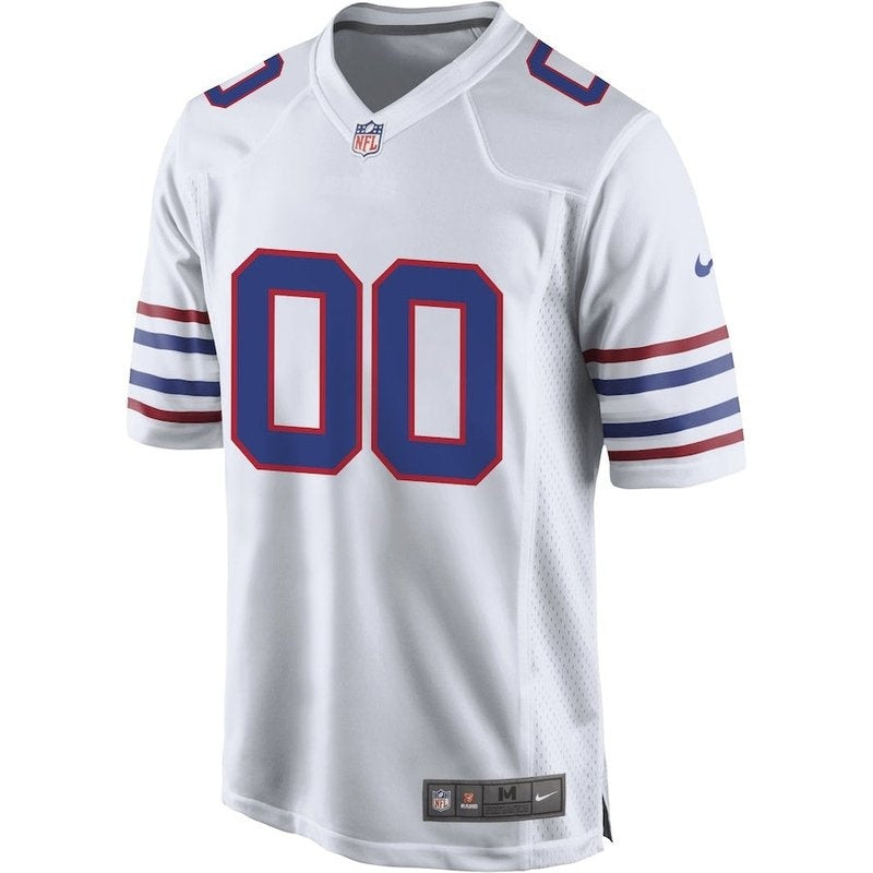 Camiseta personalizada de la NFL de los Buffalo Bills, color blanco