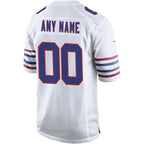 Camiseta personalizada de la NFL de los Buffalo Bills, color blanco