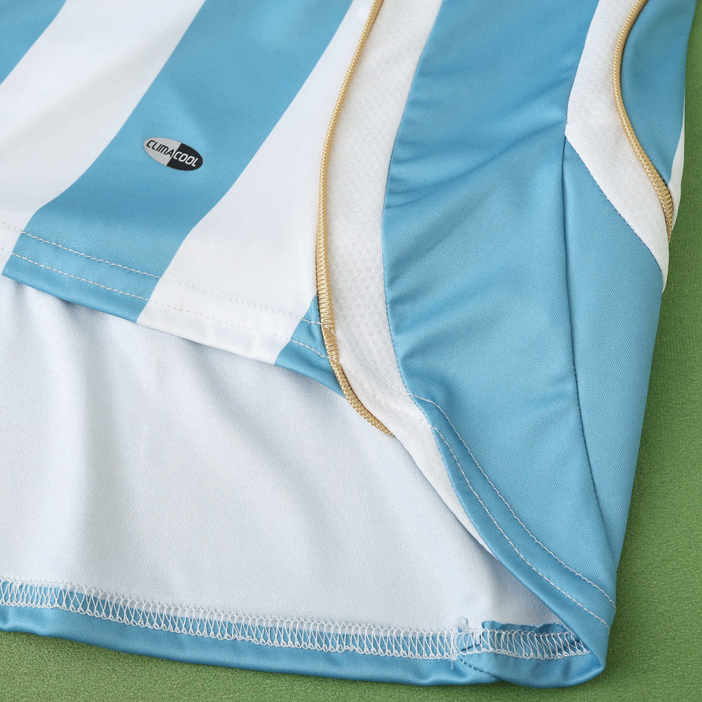 Lionel Messi Argentina 2006 World Cup Kids Retro Football Jersey