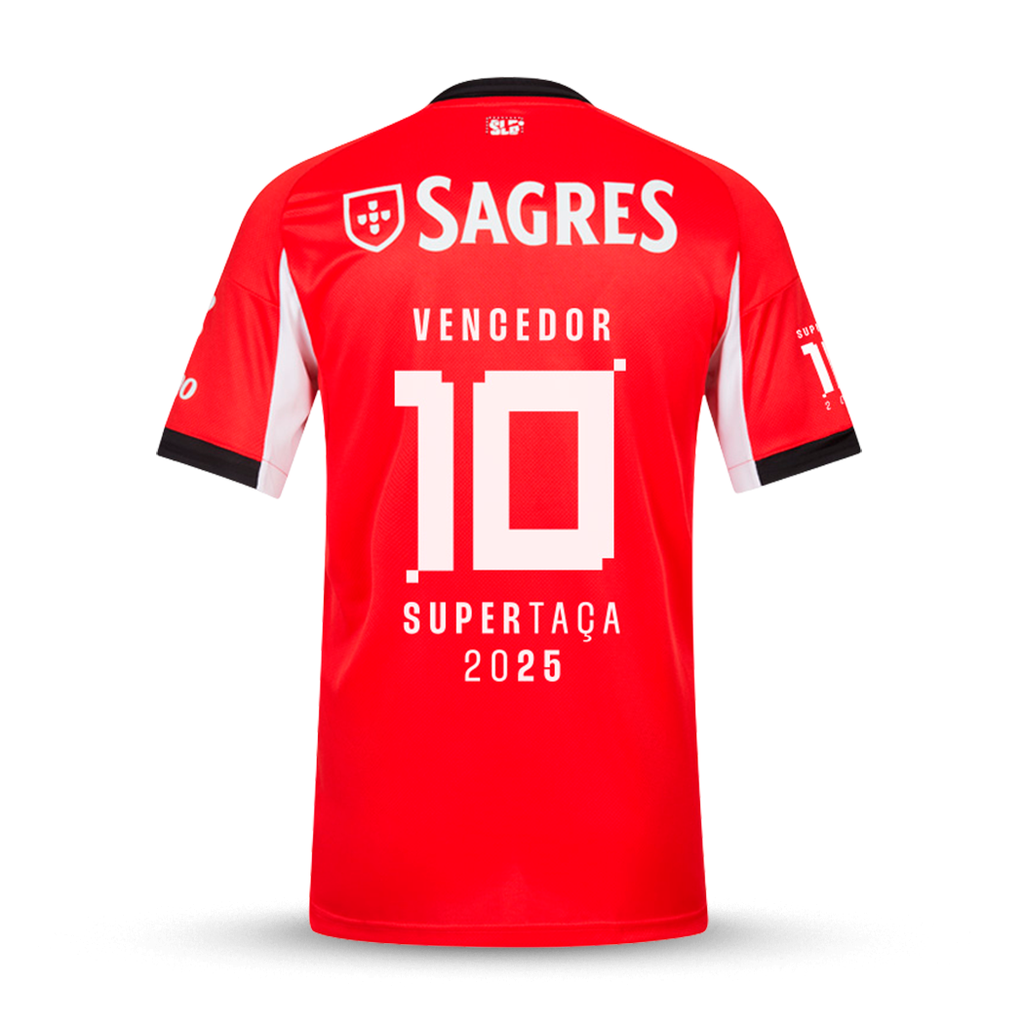 Camiseta local del Benfica, campeón de la Supercopa 2025 - ¡MODELO EXCLUSIVO! 🔥🦅
