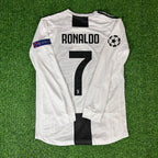 Cristiano Ronaldo Juventus 2018 2019 Long-Sleeve Retro Jersey Trikot