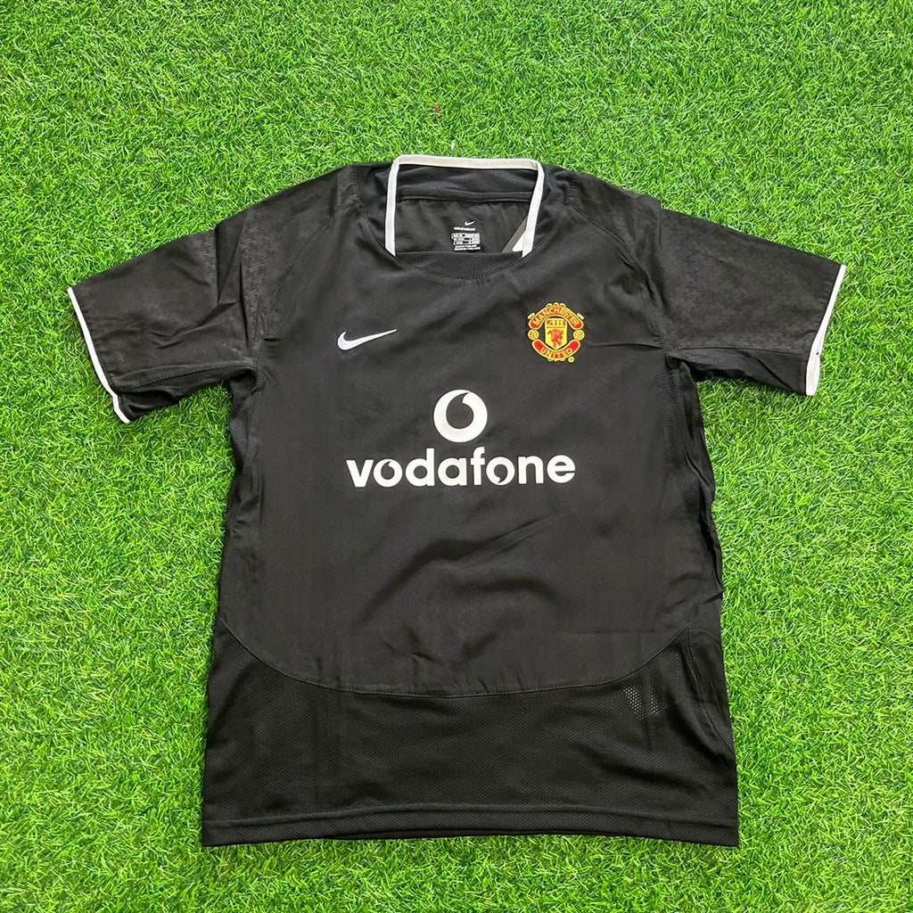 Cristiano Ronaldo Manchester United 2003 2004 Retro Black Jersey Trikot