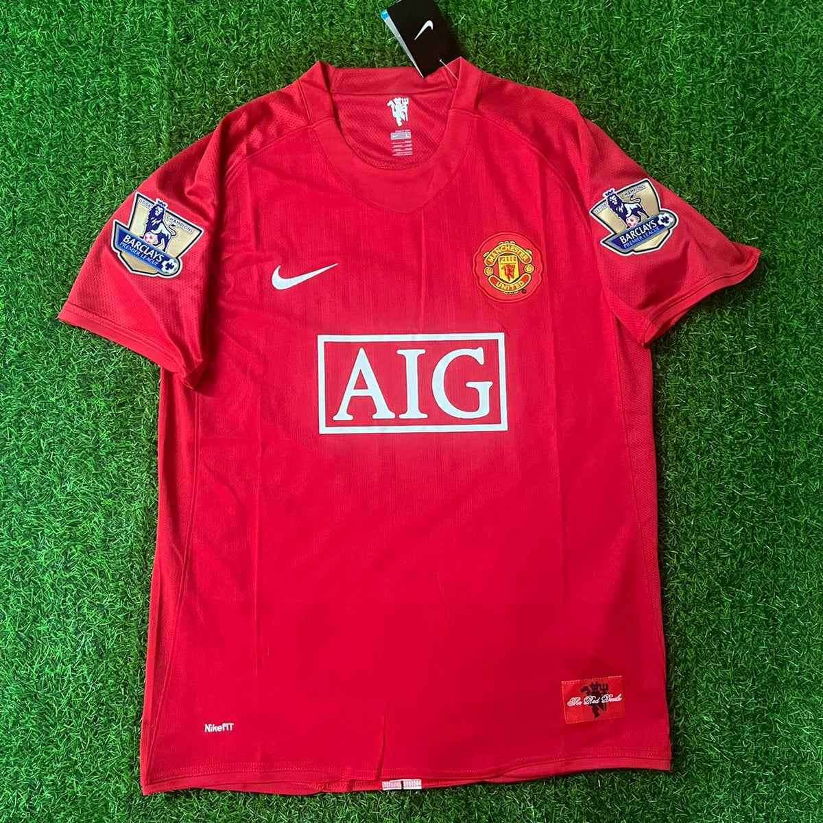 Anderson Manchester United 2007 2008 EPL Retro Red Jersey Trikot