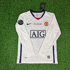 Cristiano Ronaldo Manchester United 2009 Champions Leage Final Rome Retro Long Sleeve Jersey Trikot