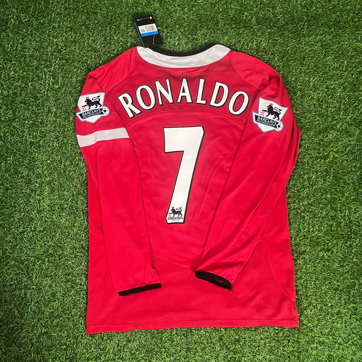 Cristiano Ronaldo Manchester United 2005 EPL Patch Retro Kit Jersey Trikot Maillot Soccer Shirt