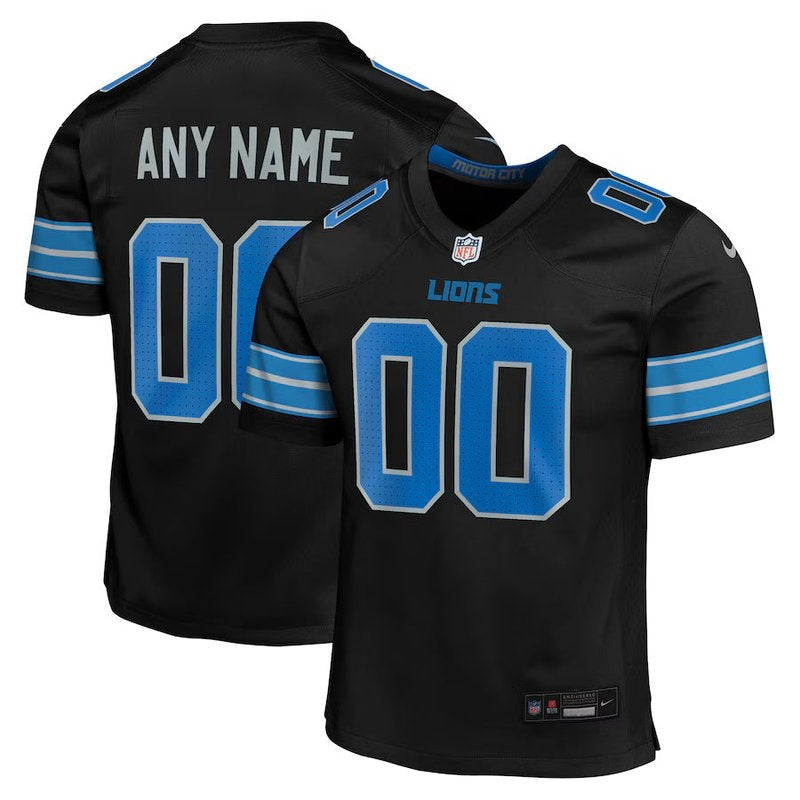 Detroit Lions - Camiseta personalizada de la NFL - Negra