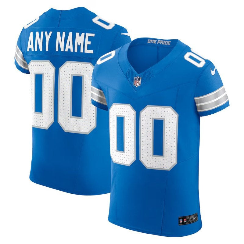 Camiseta personalizada de la NFL de los Detroit Lions, azul