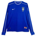 Camiseta de visitante de Brasil 1998 I - Versión retro de manga larga