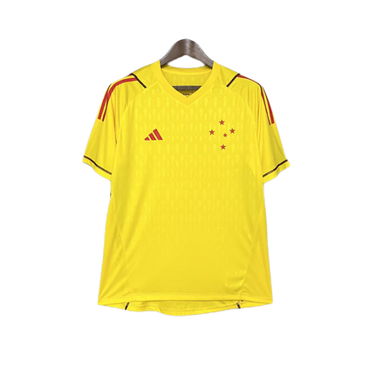 Camiseta de portero Cruzeiro 24/25 - Amarilla - Versión para aficionados